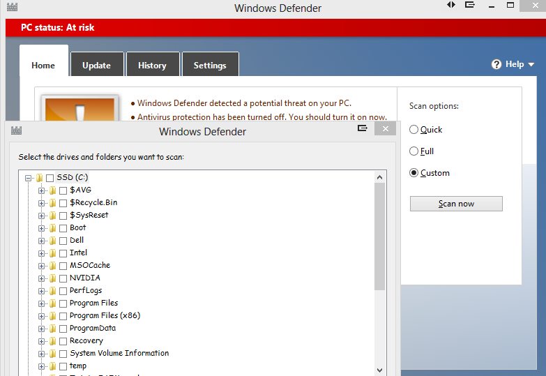 windows defender folder protection windows defender folder protection