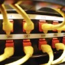 Businesses use firewalls to protect entire networks of computers from security breaches. Businesses use firewalls to protect entire networks of computers from security breaches.