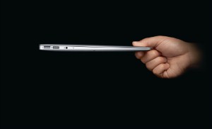 Ultrabooks like the MacBook Air are extremely thin and lightweight.